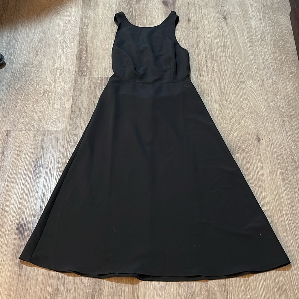 COPE Black Midi Dress